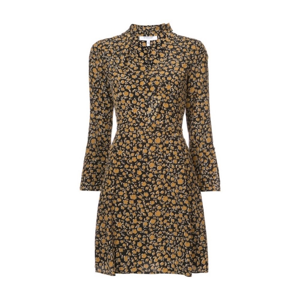 Derek Lam 10 Crosby Alexis Rose Schitts Creek Silk Floral Mini Shift Dress - Picture 3 of 13